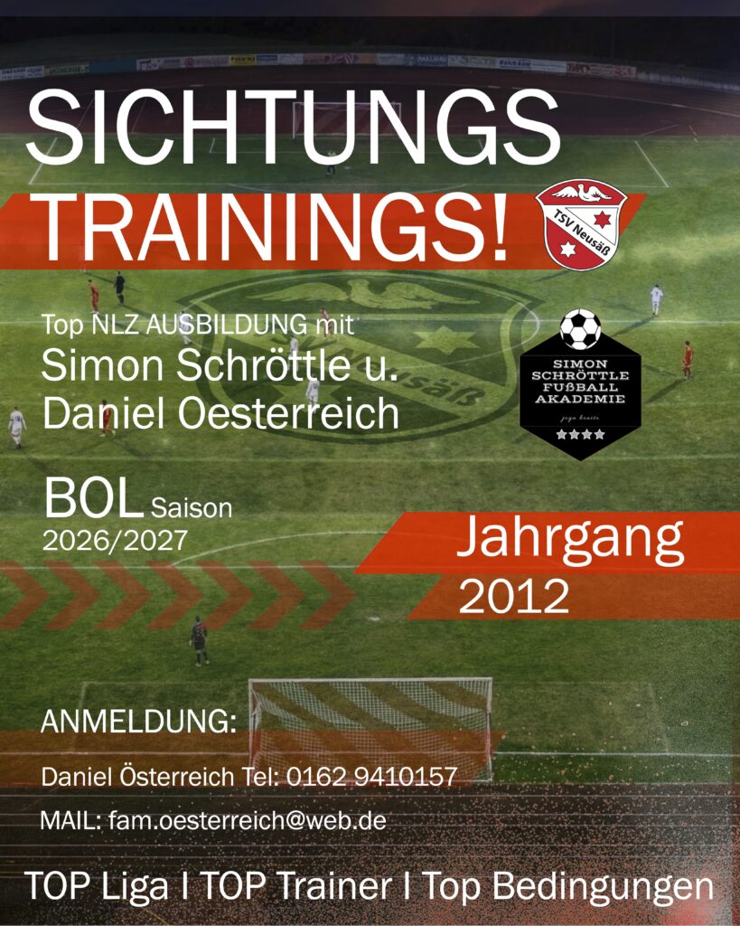 Jahrgang 2012 startet mit Sichtungstagen